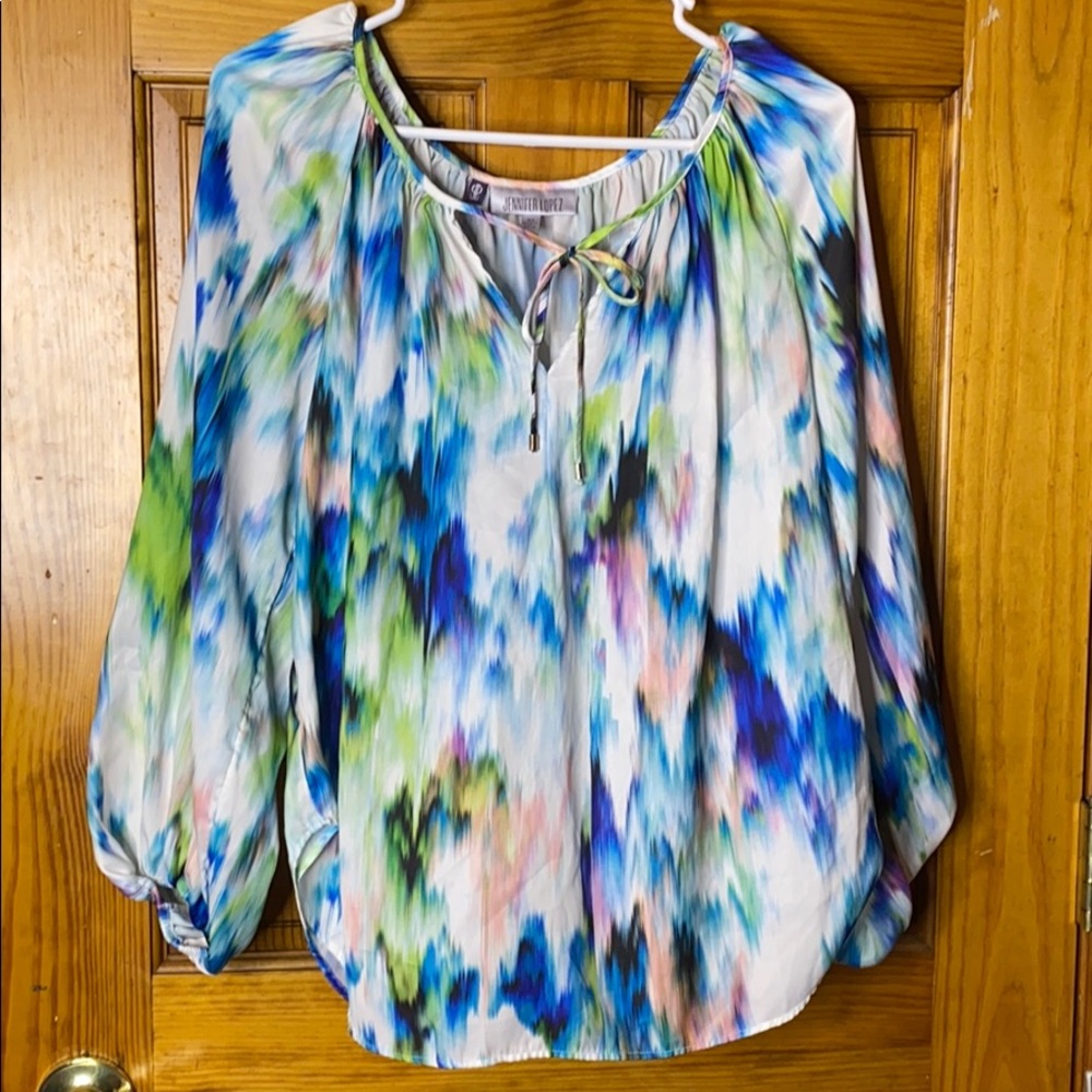 JLO XS Water color blouse